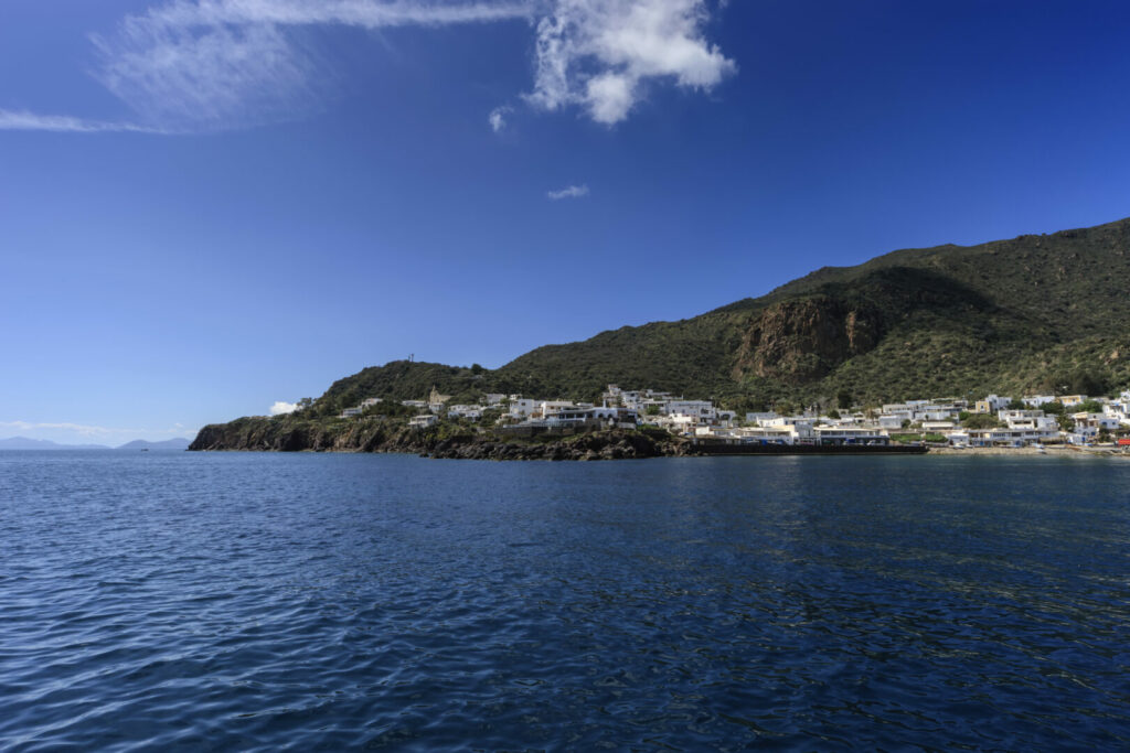 Italy, Sicily, Aeolian Islands, view of Panarea island