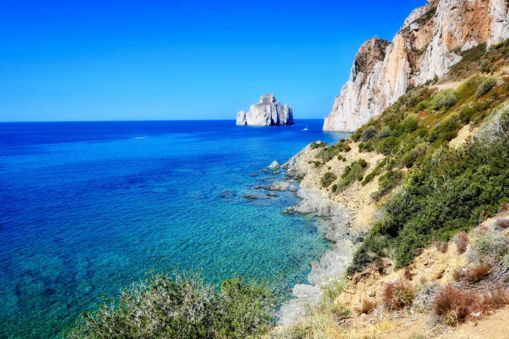 Scoglio Pan di Zucchero, Sardinia, Italy (seascape - landscape - nature)